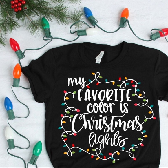 Gildan Tops - Christmas lights